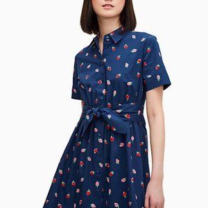 kate spade wild strawberry mini dress